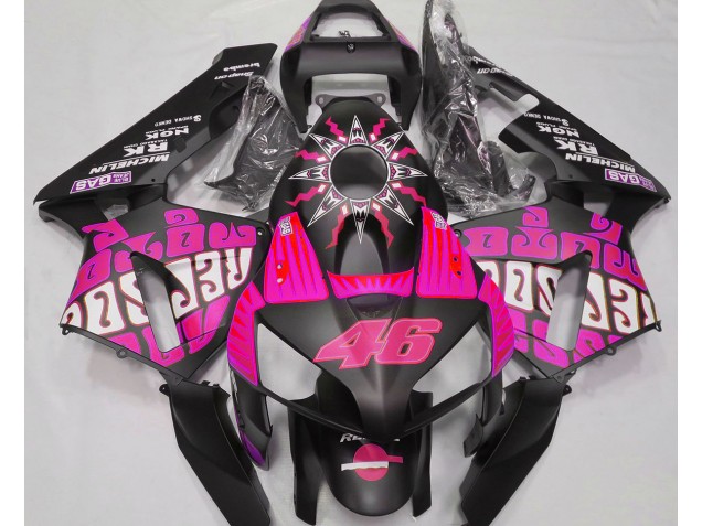 Hot Pink Rossi Repsol 2003-2004 CBR600RR Motorrad Verkleidungen Hot Pink Rossi Repsol 2003-2004 CBR600RR Motorrad Verkleidungen