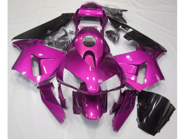 Hot Pink Schlicht 2003-2004 CBR600RR Motorrad Verkleidungen