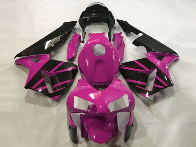 Hot Pink & Schwarz Glänzend 2003-2004 CBR600RR Motorrad Verkleidungen