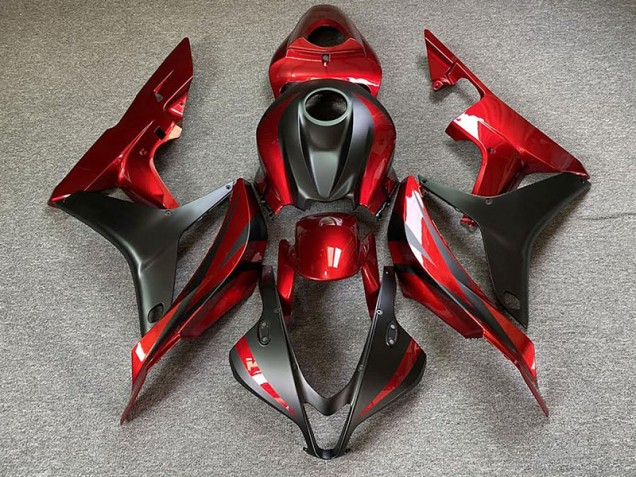 Kastanienbraun Rot 2007-2008 CBR600RR Motorrad Verkleidungen