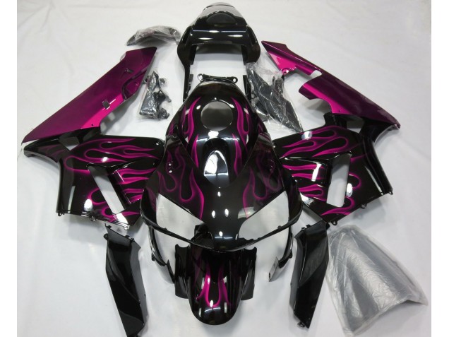 Knallpink Flamme 2003-2004 CBR600RR Motorrad Verkleidungen