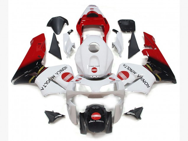 Konica Minolta Rot 2003-2004 CBR600RR Motorrad Verkleidungen Konica Minolta Rot 2003-2004 CBR600RR Motorrad Verkleidungen