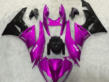 Kräftiges Pink Glänzend 2009-2012 ZX6R Motorrad Verkleidungen