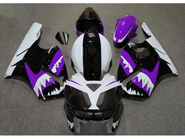 Lila Hai 2002-2005 ZX12R Motorrad Verkleidungen