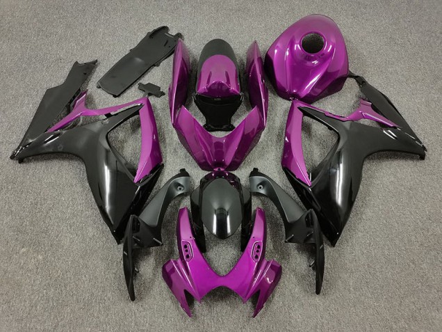 Lila & Schwarz 2006-2007 GSXR 600-750 Motorrad Verkleidungen Lila & Schwarz 2006-2007 GSXR 600-750 Motorrad Verkleidungen