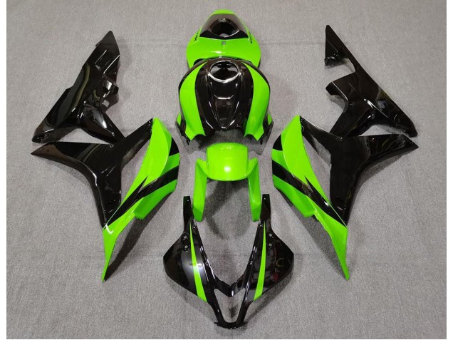 Limettengrün & Schwarz 2007-2008 CBR600RR Motorrad Verkleidungen