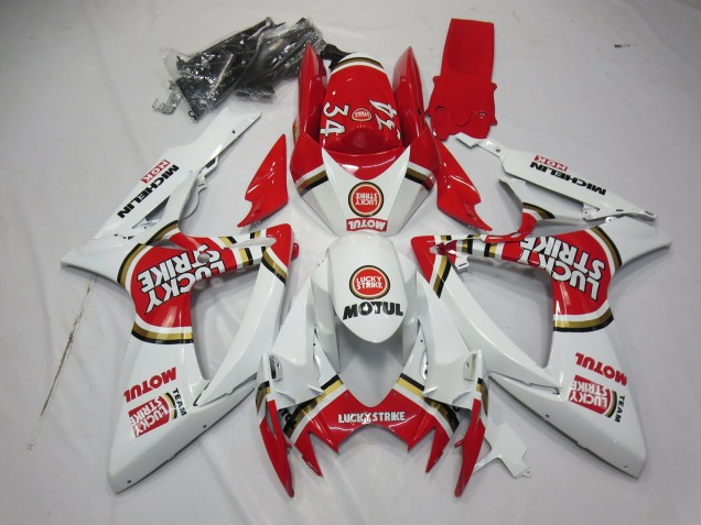 Lucky Strike 2006-2007 GSXR 600-750 Motorrad Verkleidungen