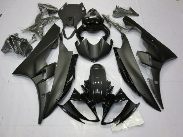 Matt & Glänzend Schwarz 2006-2007 R6 Motorrad Verkleidungen