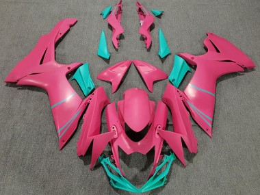 Matt Pink & Blaugrün 2011-2024 GSXR 600-750 Motorrad Verkleidungen