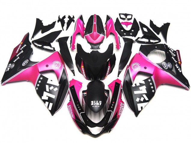 Matt Rosa Benutzerdefinierte Logos 2009-2016 GSXR 1000 Motorrad Verkleidungen