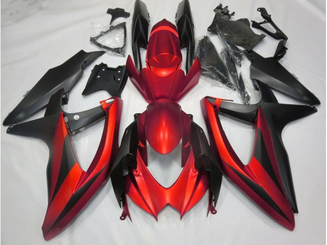 Matt Rot 2008-2010 GSXR 600-750 Motorrad Verkleidungen