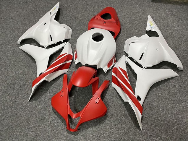 Matt Rot / Weiß 2009-2012 CBR600RR Motorrad Verkleidungen