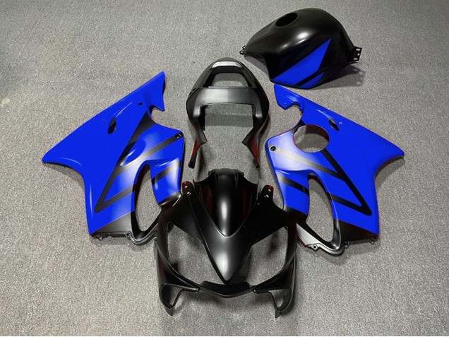 Matt Schwarz & Blau 2001-2003 CBR600 F4i Motorrad Verkleidungen