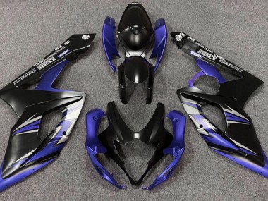Matt Schwarz & Blau 2005-2006 GSXR 1000 Motorrad Verkleidungen