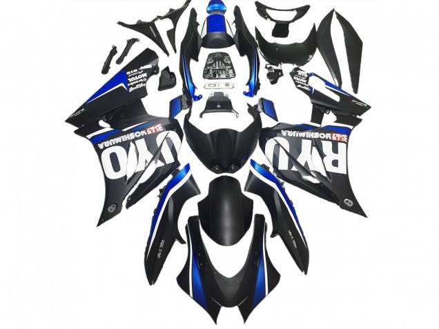 Matt Schwarz & Blau 2017-2023 GSXR 1000 Motorrad Verkleidungen Matt Schwarz & Blau 2017-2023 GSXR 1000 Motorrad Verkleidungen