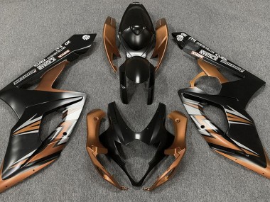 Matt Schwarz & Bronze 2005-2006 GSXR 1000 Motorrad Verkleidungen