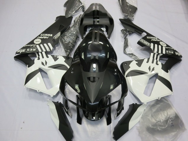 Matt Schwarz & Druckerlogos 2005-2006 CBR600RR Motorrad Verkleidungen Matt Schwarz & Druckerlogos 2005-2006 CBR600RR Motorrad Verkleidungen