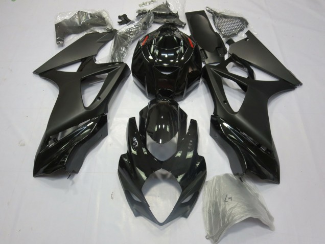 Matt Schwarz Glänzend 2007-2008 GSXR 1000 Motorrad Verkleidungen