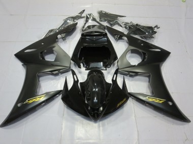 Matt Schwarz Gold 2003-2004 R6 Motorrad Verkleidungen