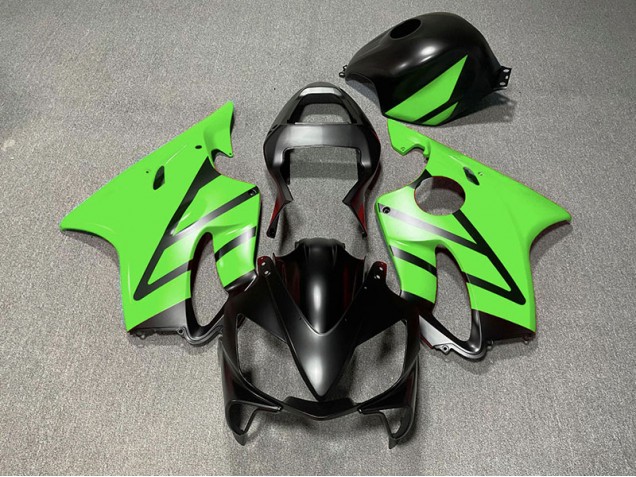 Matt Schwarz & Grün 2001-2003 CBR600 F4i Motorrad Verkleidungen