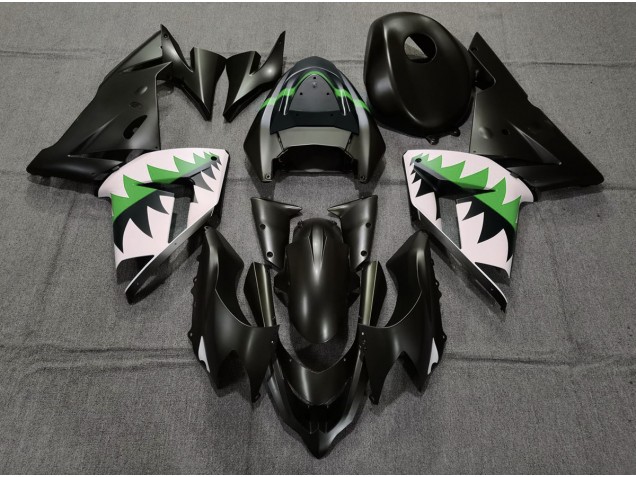 Matt Schwarz & Grün 2004-2005 ZX10R Motorrad Verkleidungen