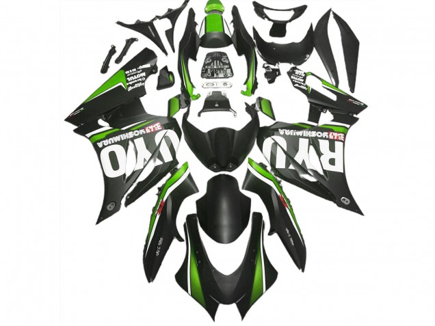 Matt Schwarz & Grün 2017-2023 GSXR 1000 Motorrad Verkleidungen
