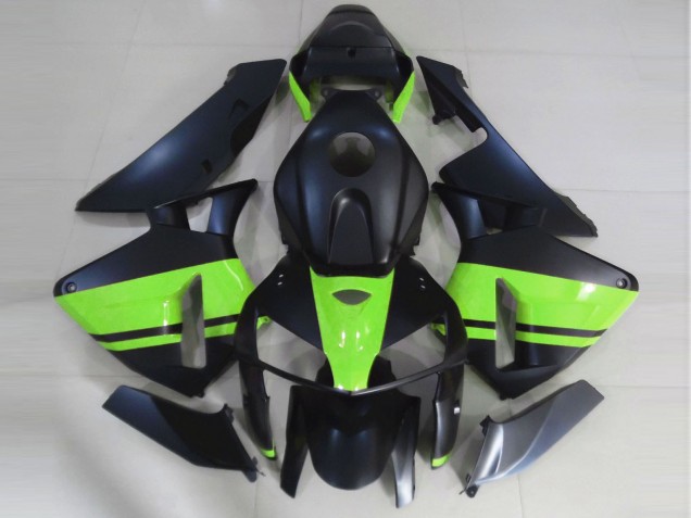 Matt Schwarz & Hellgrün 2005-2006 CBR600RR Motorrad Verkleidungen