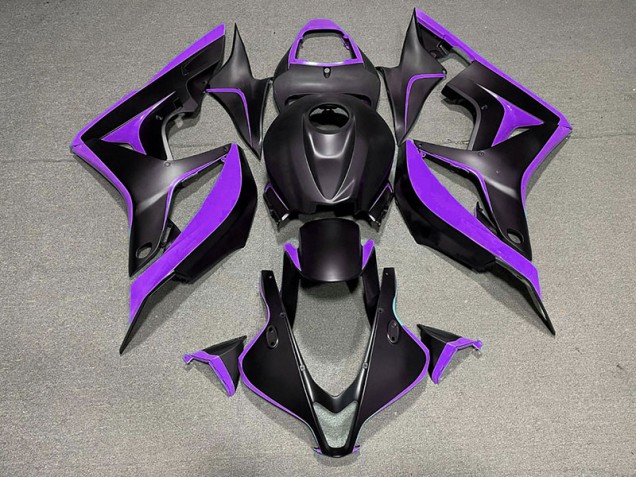 Matt Schwarz & Lila 2007-2008 CBR600RR Motorrad Verkleidungen