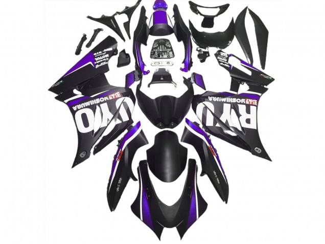 Matt Schwarz & Lila 2017-2023 GSXR 1000 Motorrad Verkleidungen