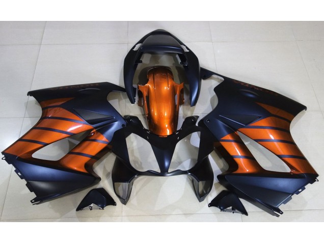 Matt Schwarz & Orange 2002-2012 VFR800 Motorrad Verkleidungen