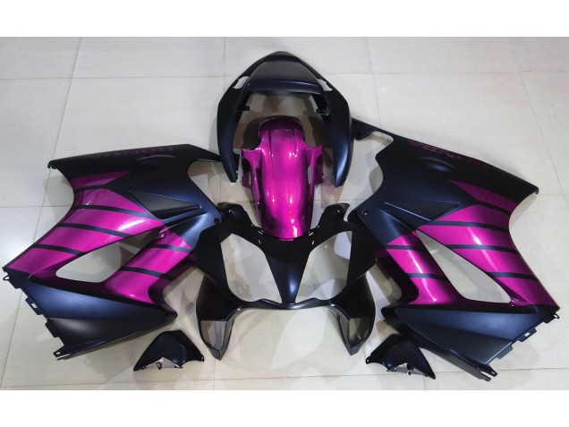 Matt Schwarz & Pink 2002-2012 VFR800 Motorrad Verkleidungen