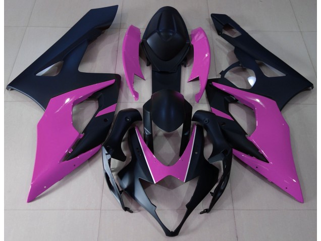 Matt Schwarz & Pink 2005-2006 GSXR 1000 Motorrad Verkleidungen
