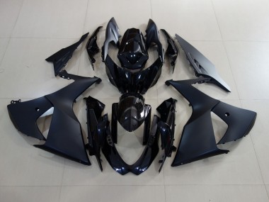 Matt Schwarz & Schwarz Glänzend 2009-2016 GSXR 1000 Motorrad Verkleidungen