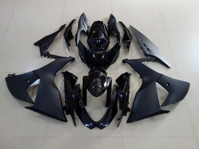 Matt Schwarz & Schwarz Glänzend 2009-2016 GSXR 1000 Motorrad Verkleidungen
