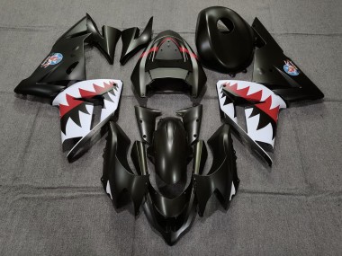 Matt Schwarzer Betty Bomber 2004-2005 ZX10R Motorrad Verkleidungen