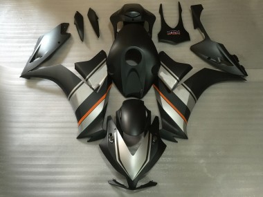Matt Silber & Schwarz 2012-2016 CBR1000RR Motorrad Verkleidungen