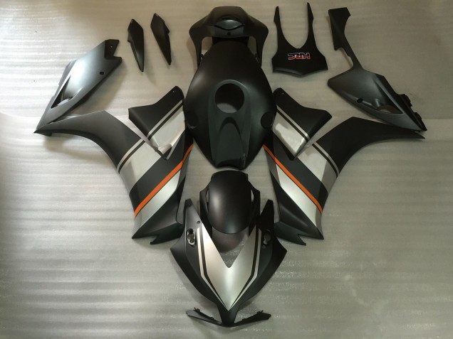 Matt Silber & Schwarz 2012-2016 CBR1000RR Motorrad Verkleidungen