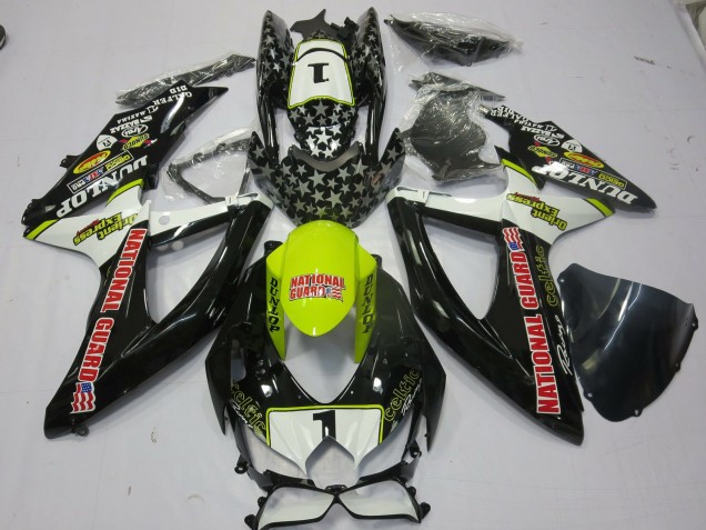 National Guard 2008-2010 GSXR 600-750 Motorrad Verkleidungen