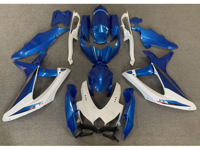 OEM Stil Blau & Weiß 2008-2010 GSXR 600-750 Motorrad Verkleidungen
