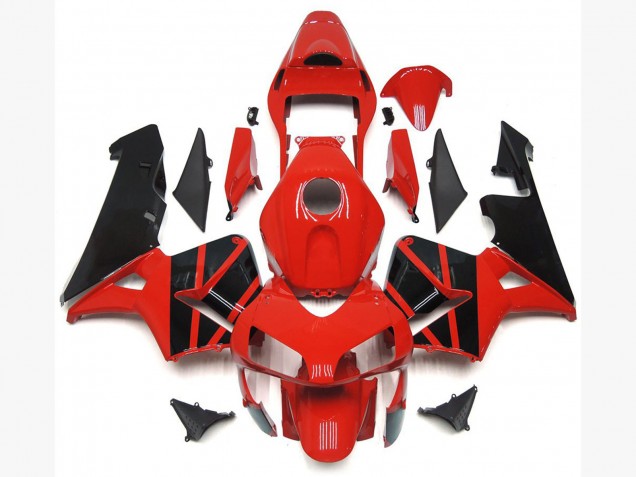 OEM Stil Rot Schwarz 2003-2004 CBR600RR Motorrad Verkleidungen OEM Stil Rot Schwarz 2003-2004 CBR600RR Motorrad Verkleidungen
