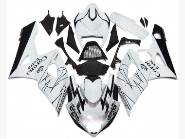 OEM Weißer Corona-Stil 2005-2006 GSXR 1000 Motorrad Verkleidungen