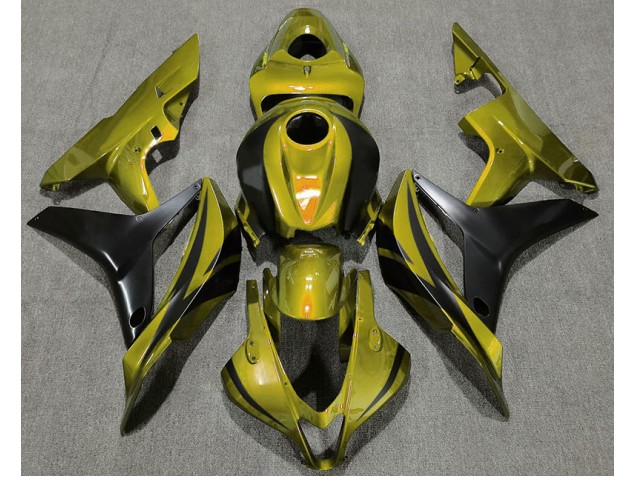Olivgrün OEM Stil 2007-2008 CBR600RR Motorrad Verkleidungen