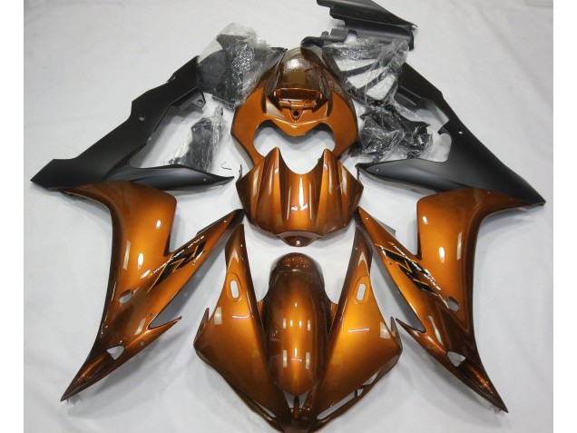 Orange Glänzend & Schwarz 2004-2006 R1 Motorrad Verkleidungen