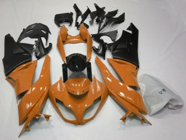 Orange Glänzend & Schwarz 2009-2012 ZX6R Motorrad Verkleidungen