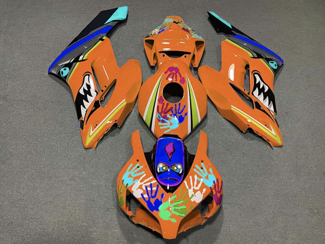 Orange Hai 2004-2005 CBR1000RR Motorrad Verkleidungen