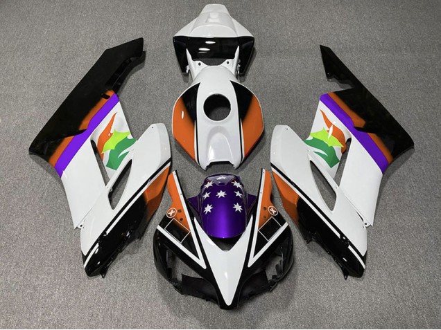 Orange & Lila Flagge 2004-2005 CBR1000RR Motorrad Verkleidungen
