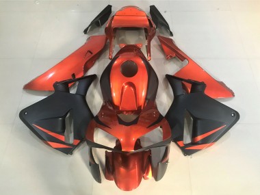 Orange & Matt Schwarz 2003-2004 CBR600RR Motorrad Verkleidungen