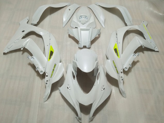 Perlweiss 2016-2019 ZX10R Motorrad Verkleidungen