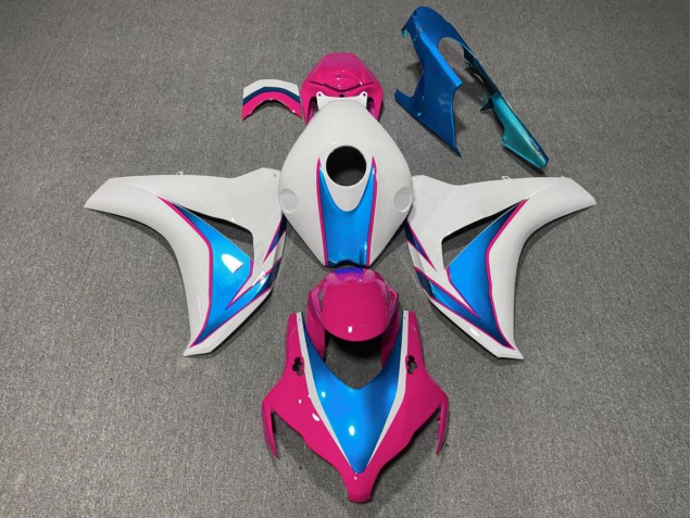 Pink & Blau Glänzend 2008-2011 CBR1000RR Motorrad Verkleidungen