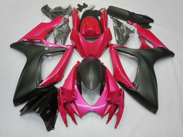 Pink & Matt 2006-2007 GSXR 600-750 Motorrad Verkleidungen